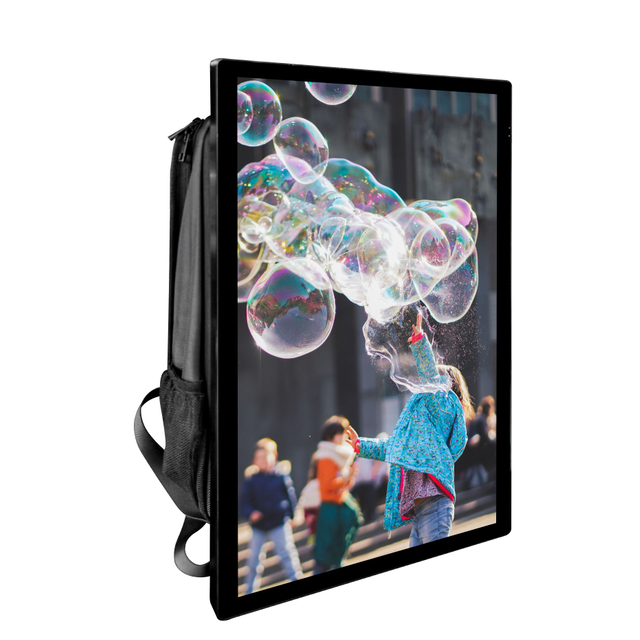 Backpack Digital Signage LCD Screen