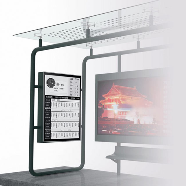 E-paper Bus Stop Digital Signage