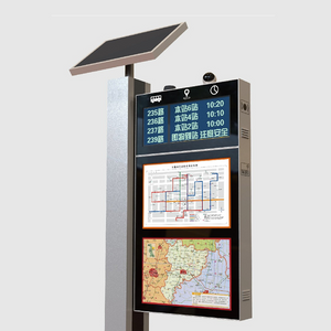 Solar Powered Bus Stop Departures Signs