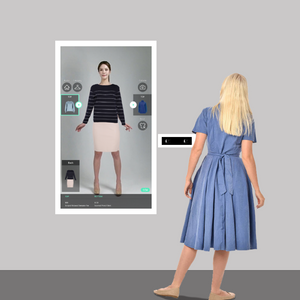 Wall-mounted AR Virtual Dressing Mirror